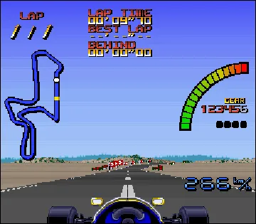 Nigel Mansell's World Championship Racing (Europe) (Rev 1) screen shot game playing